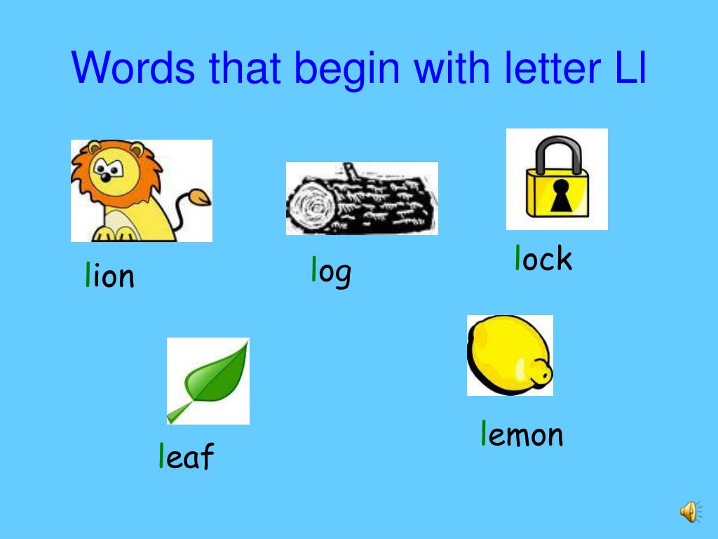 words that start with ll